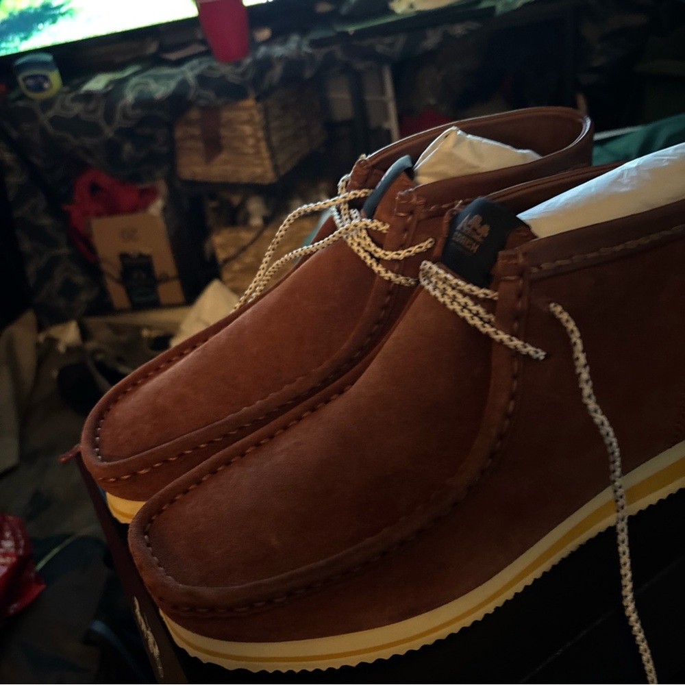 Coach 1941 Sequoia Suede Chukka Boots, Size 9.5D